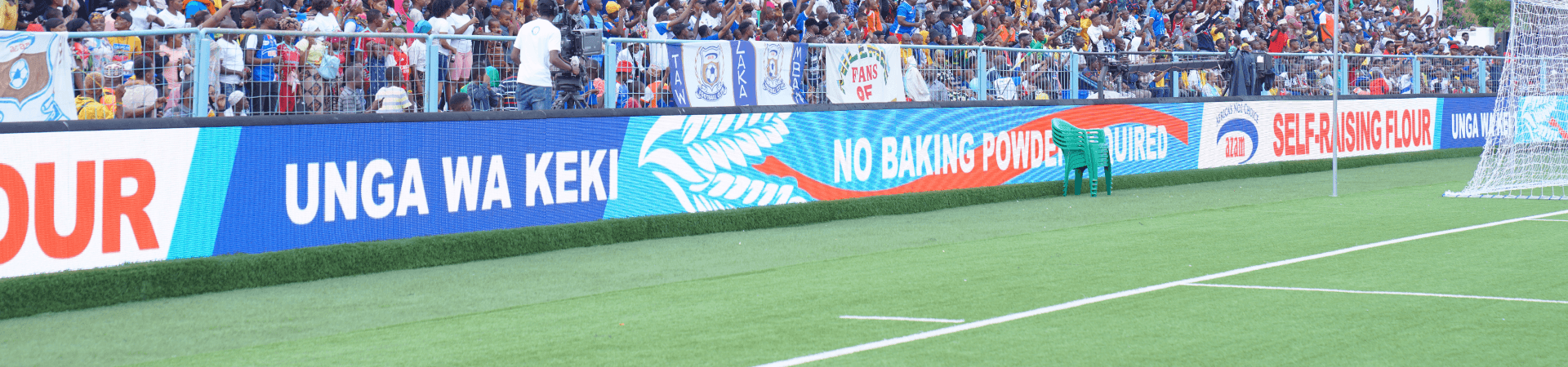 Azam FC players and supporters